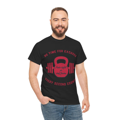 No Time For Excuse Unisex Heavy Cotton Tee