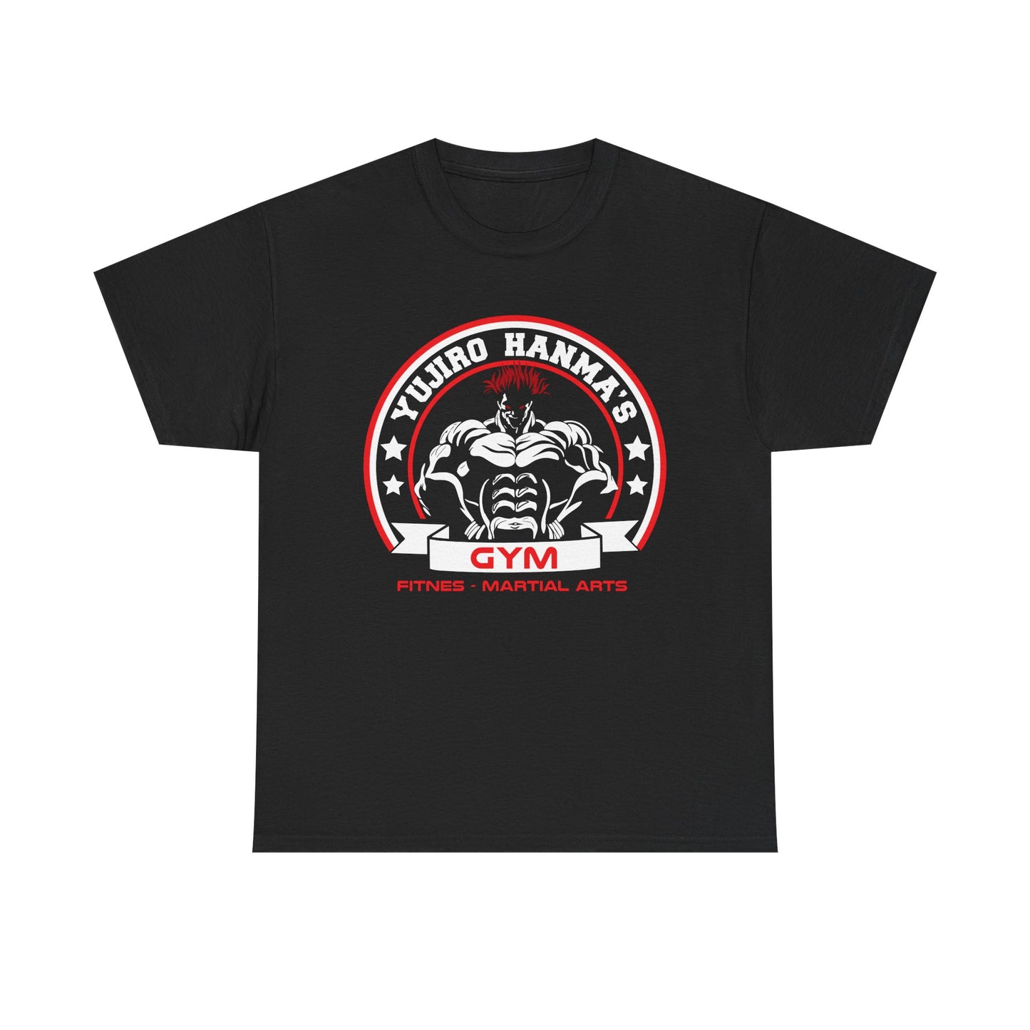Fitness Martial Arts Unisex Heavy Cotton Tee - Yujiro Hanma's Gym Design