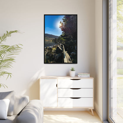 Glanteenassig Trail Matte Canvas, Framed (Multi-color)