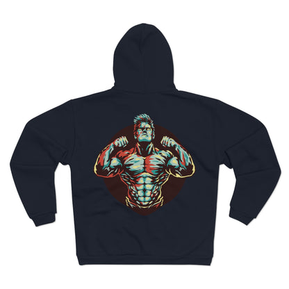Muscle Power Unisex Zip-Up Hoodie - Strength & Fitness Apparel