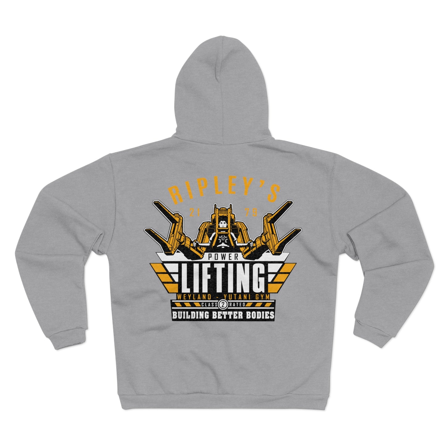 Ripley's Power Lifting Unisex Hooded Zip Sweatshirt - Building Better Bodies