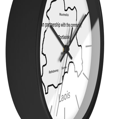 Laois County Map Wall Clock — Minimalist Irish County Clock