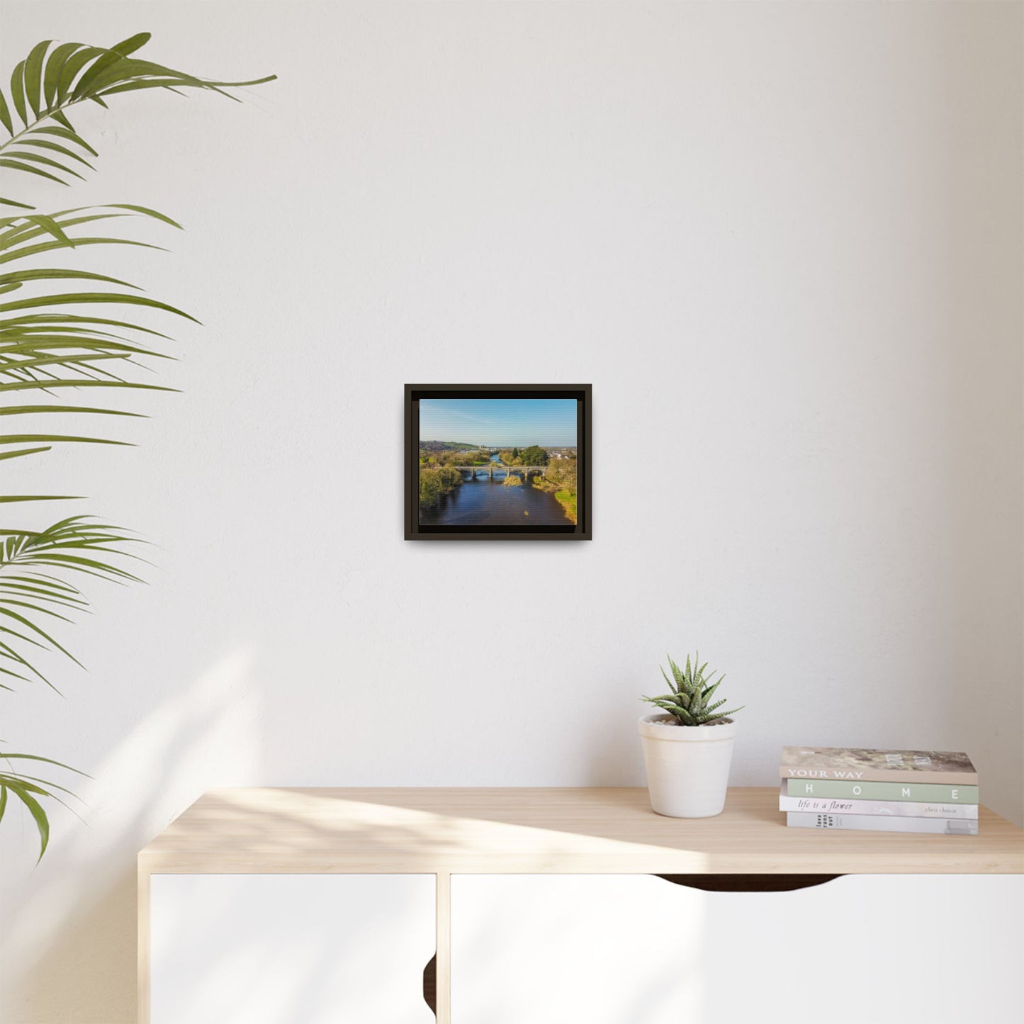 Listowel Bridge Matte Canvas, Framed (Multi-color)