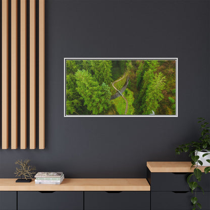 Glanageenty Forest Matte Canvas, Framed (Multi-color)