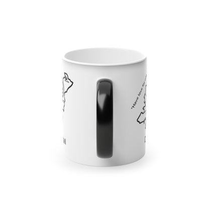 Donegal Magic Mug: Color - Changing Coffee Cup with Artistic Map Design