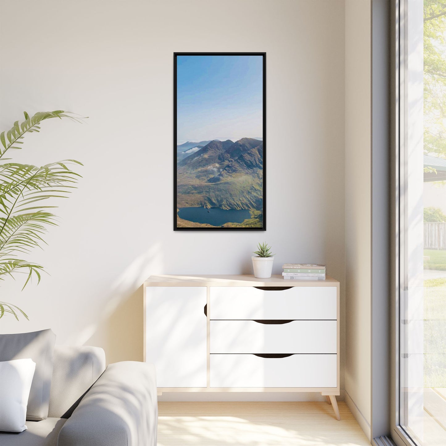 MacGillycuddy's Reeks Matte Canvas, Framed (Multi-color)