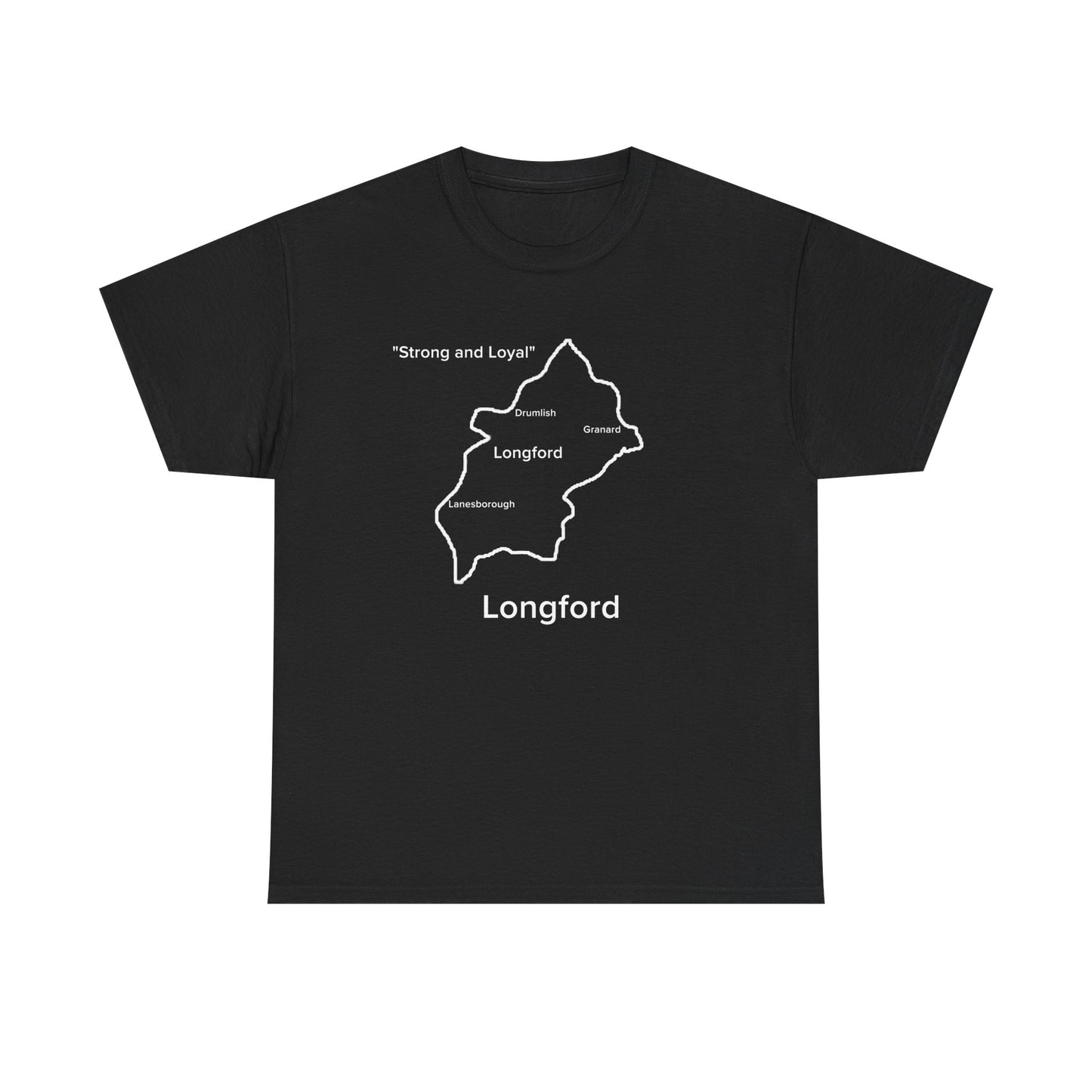Longford Unisex Heavy Cotton T-Shirt Black Edition