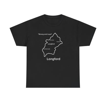 Longford Unisex Heavy Cotton T-Shirt Black Edition