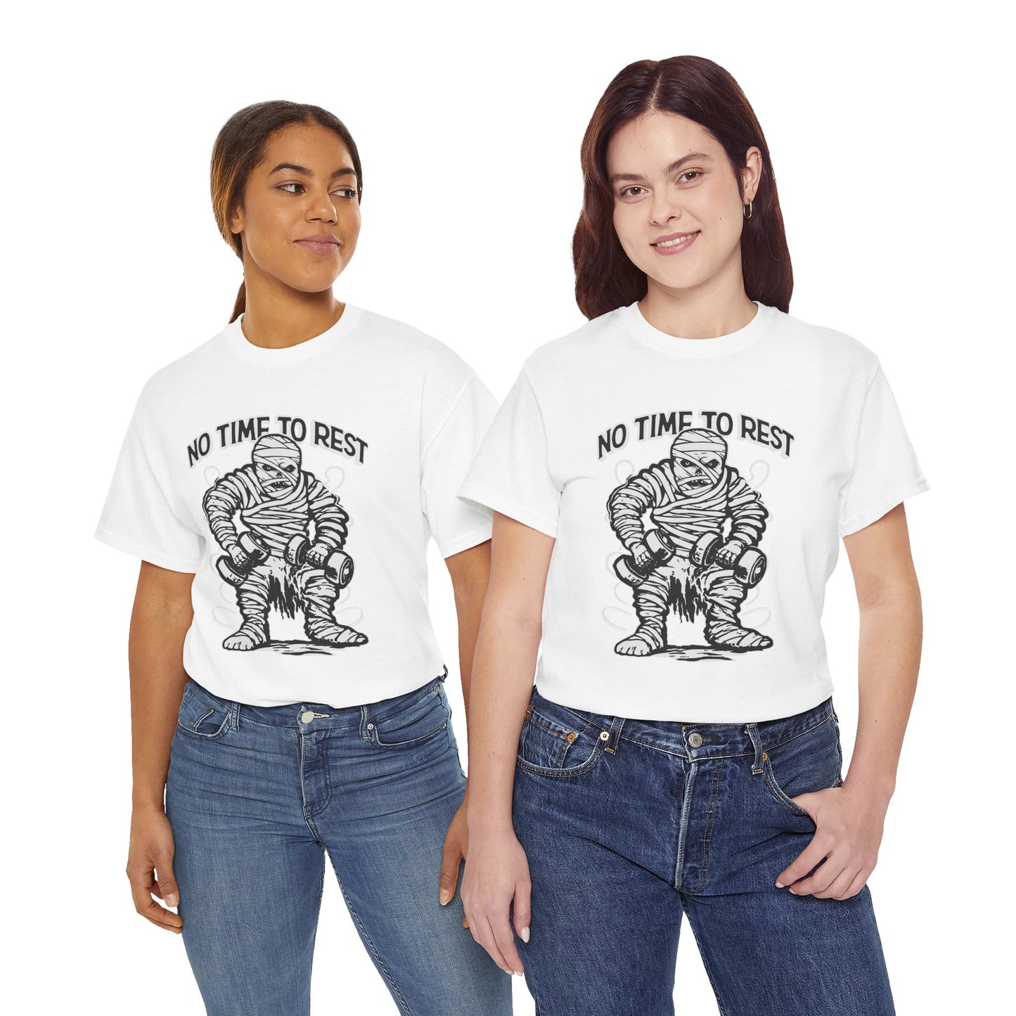 No Time To Rest Unisex Heavy Cotton Tee