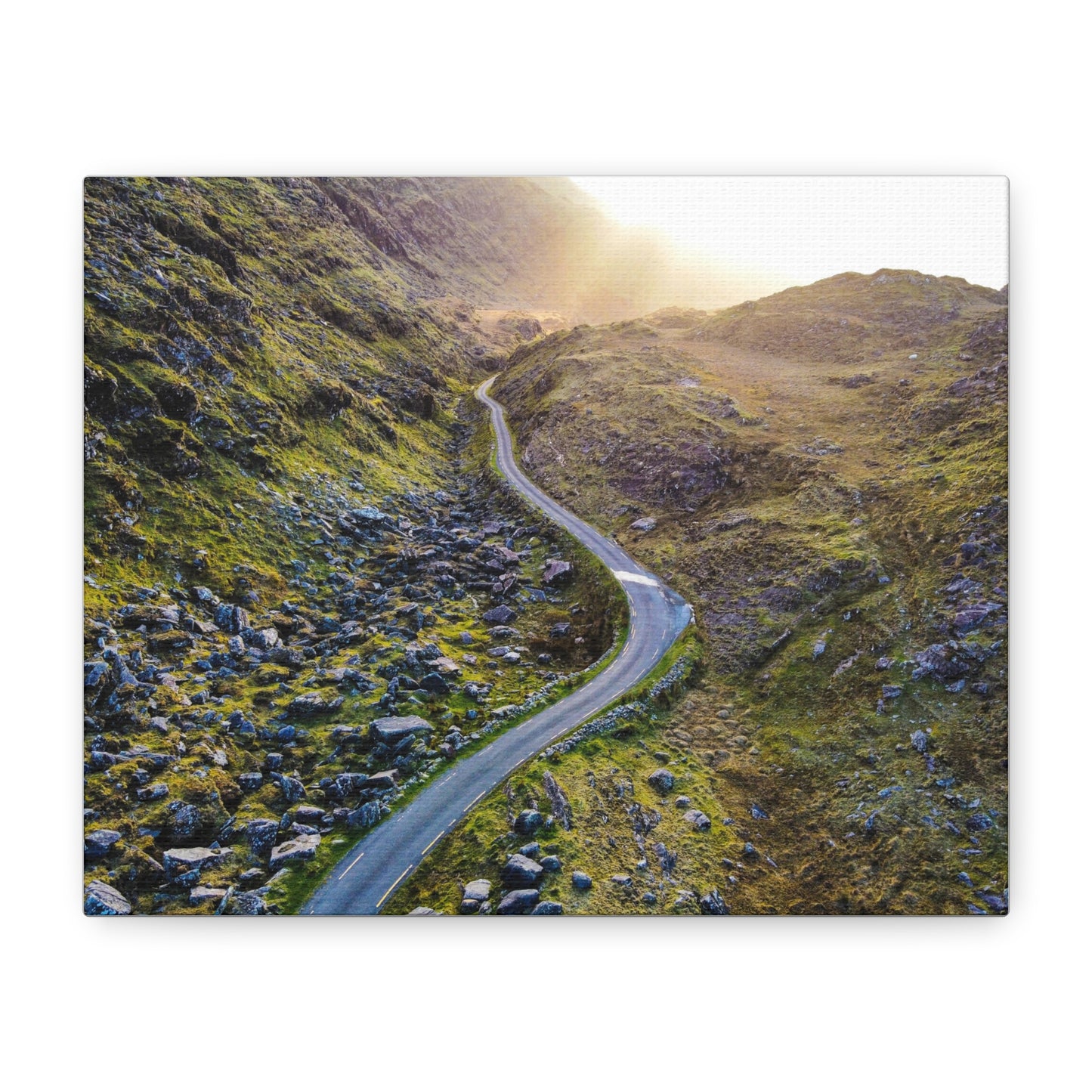 Valley Road Matte Canvas, Stretched, 1.25"