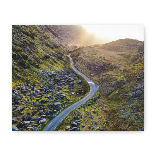 Valley Road Matte Canvas, Stretched, 1.25"