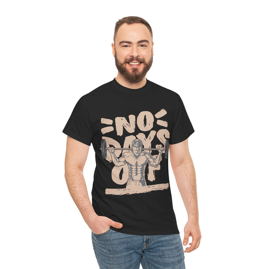 No Days Off Unisex Heavy Cotton Tee