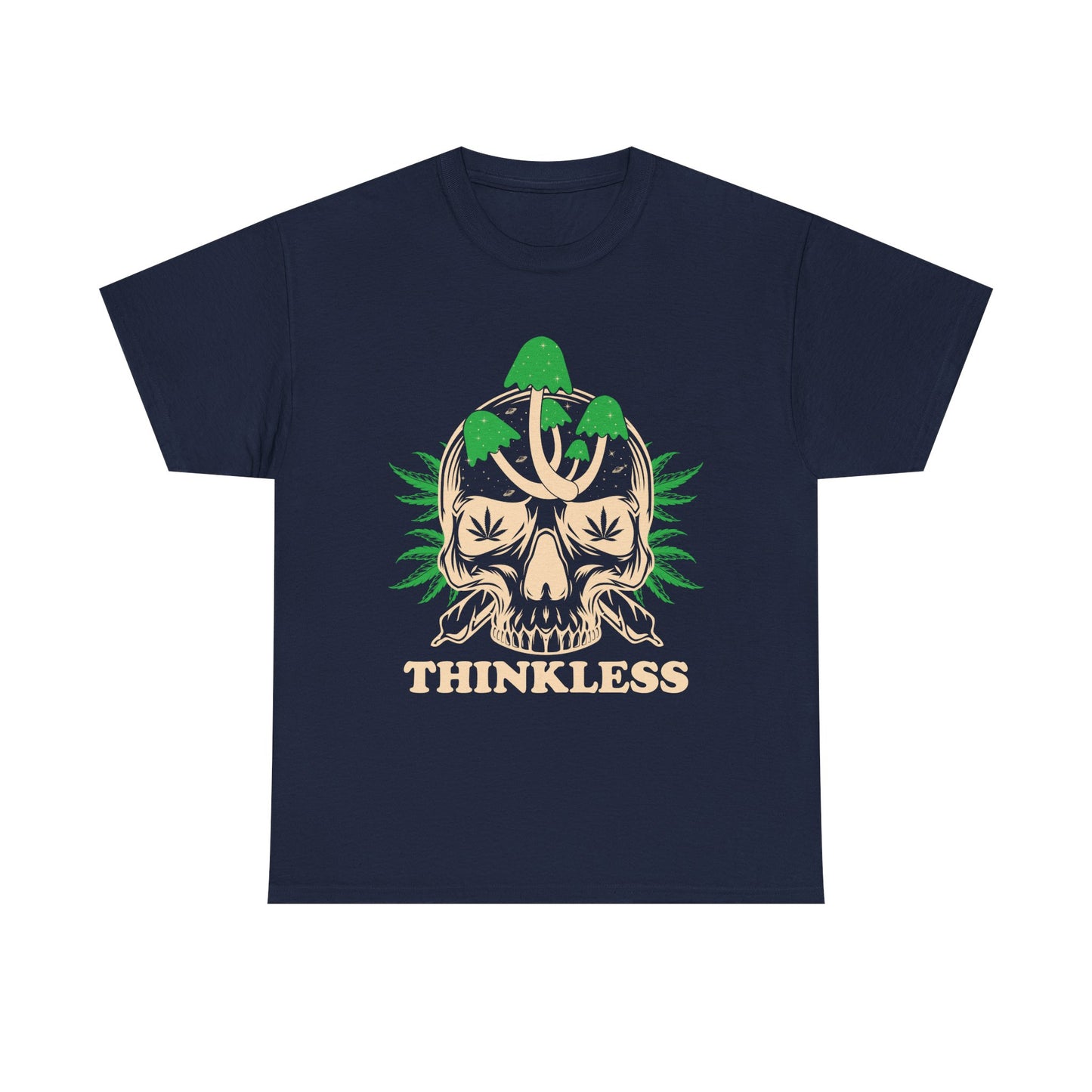 Mushroom Skull 'THINKLESS' T-Shirt