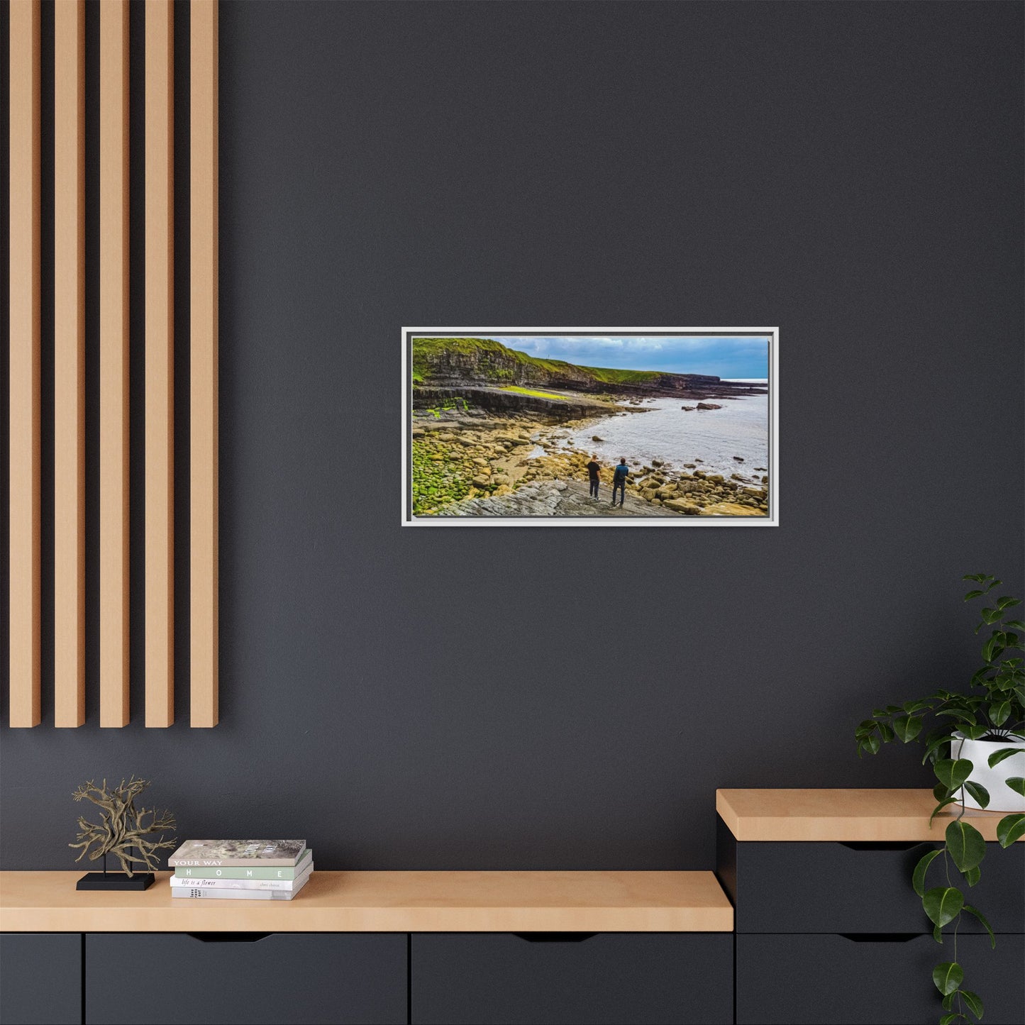 Sligo County Matte Canvas, Framed (Multi-color)