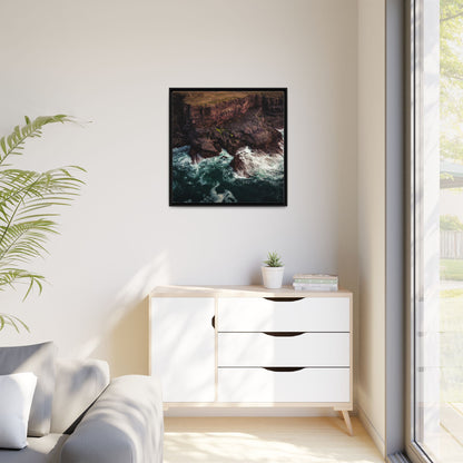 Kerry Head Matte Canvas, Framed (Multi-color)