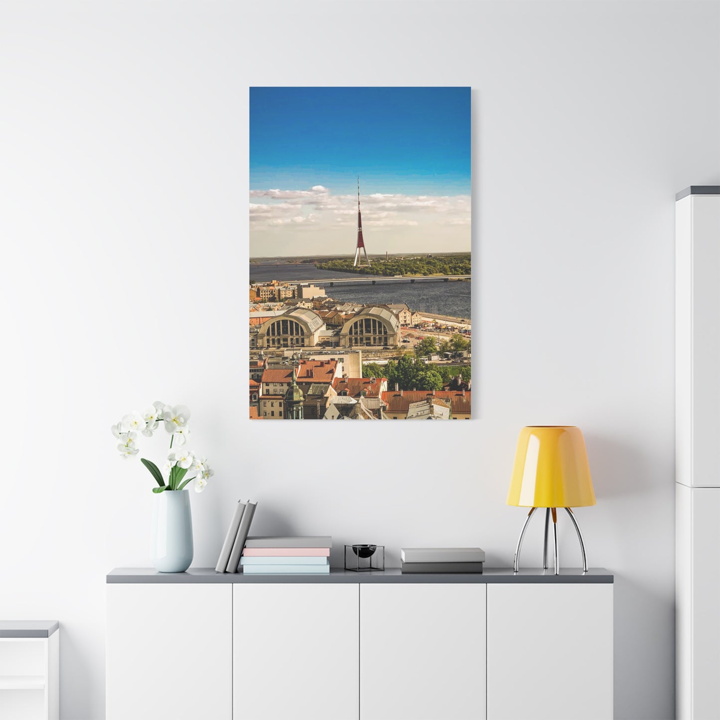 Riga TV Tower Matte Canvas, Stretched, 1.25"