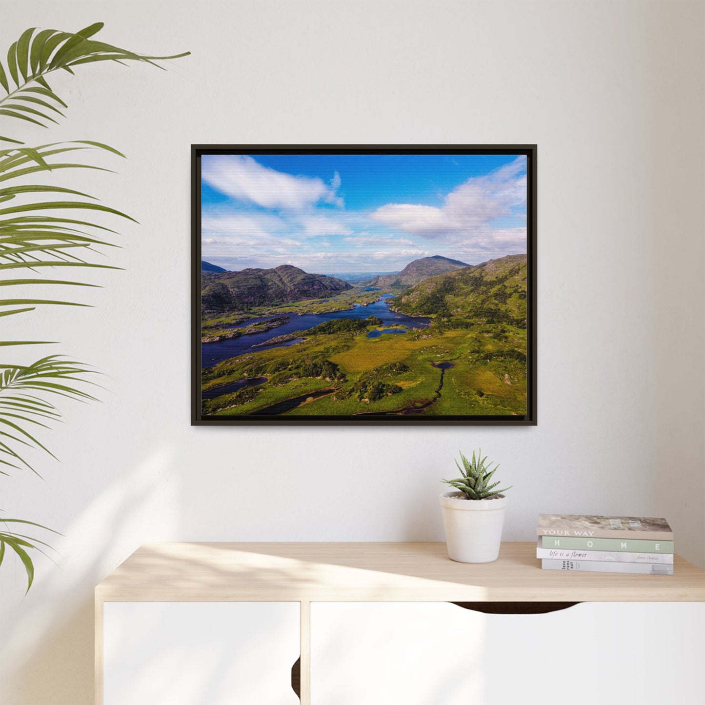Ladies View Killarney Matte Canvas, Framed (Multi-color)