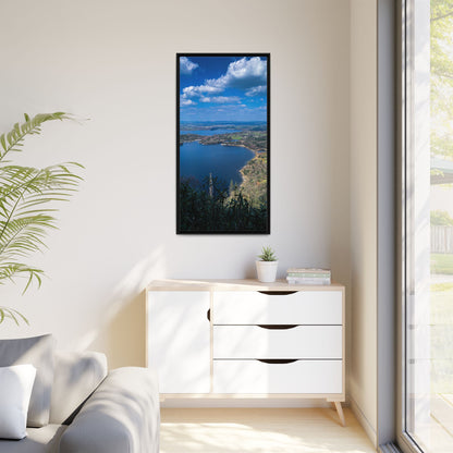 Kuckross Lake Matte Canvas, Framed (Multi-color)