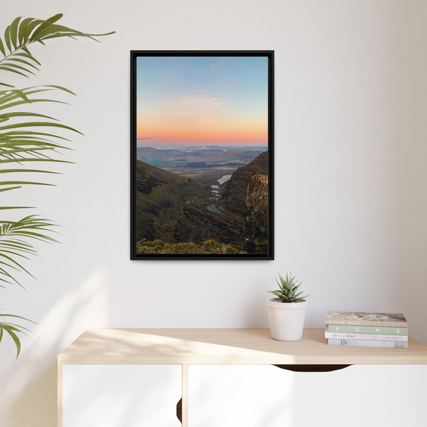 On The Way To Mount Brandon Matte Canvas, Framed (Multi-color)
