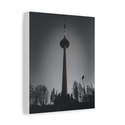 Vilnius TV Tower Matte Canvas, Stretched, 1.25"