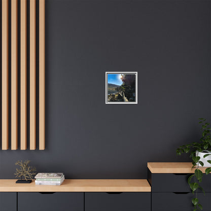 Glanteenassig Trail Matte Canvas, Framed (Multi-color)