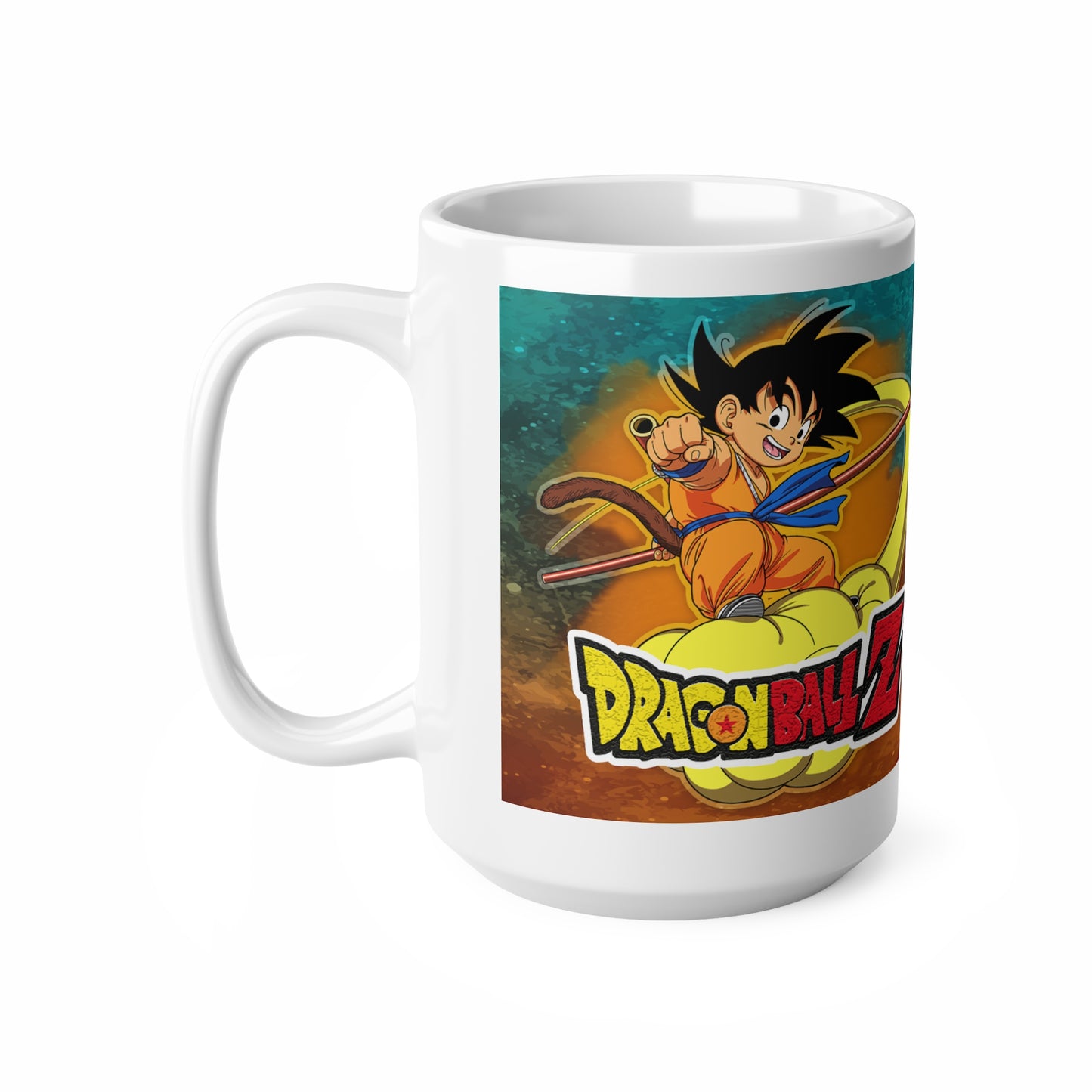 Dragon Ball Z Ceramic Coffee Cup - 11oz & 15oz Mug Featuring Goku and Dragon Balls