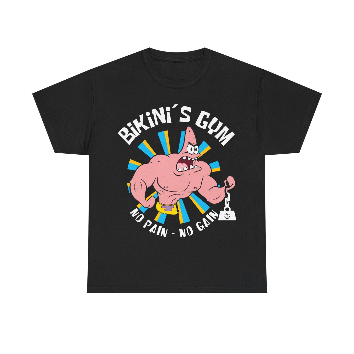 Bikini Gym Patrick Black Unisex Heavy Cotton Tee