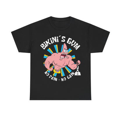 Bikini Gym Patrick Black Unisex Heavy Cotton Tee