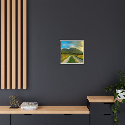 Mountain Torc Matte Canvas, Framed (Multi-color)
