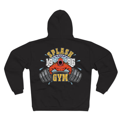 Splash Gym Unisex Hooded Zip Sweatshirt - Perfect for Fitness Enthusiasts