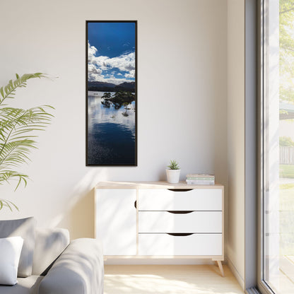 Lake Matte Canvas, Framed (Multi-color)