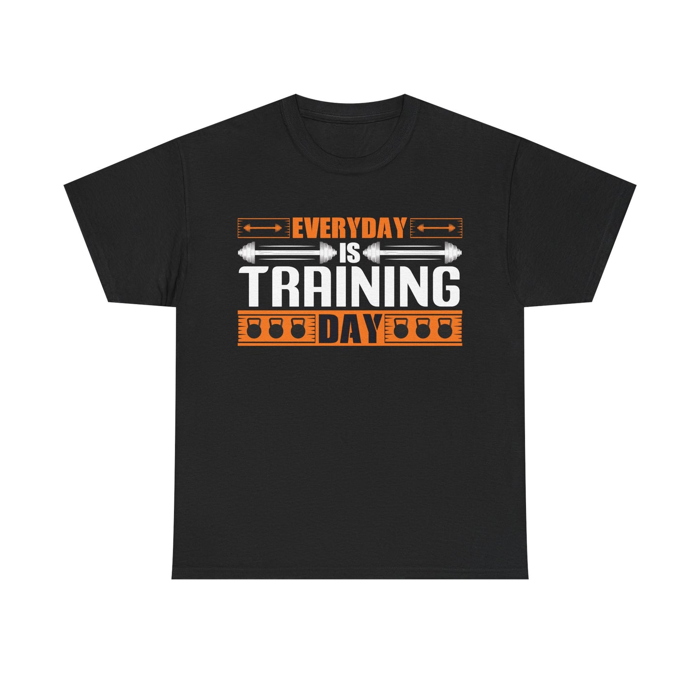 Everyday is Training Day Unisex Heavy Cotton Tee - Motivational Fitness Shirt