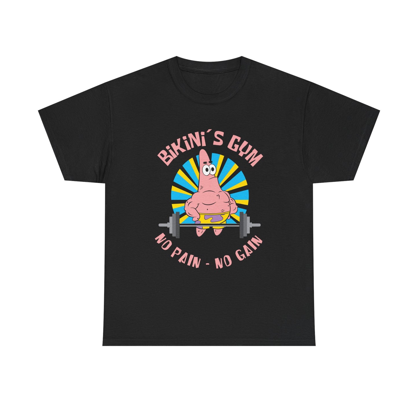 Bikini Bottom Gym Patrick Unisex Heavy Cotton Tee