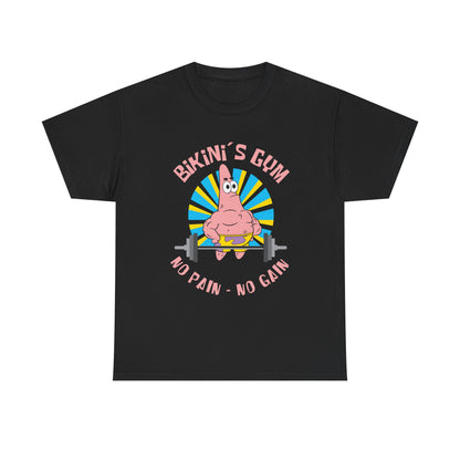 Bikini Bottom Gym Patrick Unisex Heavy Cotton Tee