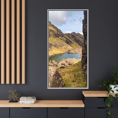 Mount Brandon Valley Matte Canvas, Framed (Multi-color)