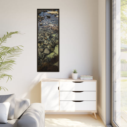 Rocks Matte Canvas, Framed (Multi-color)