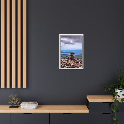 Mount Brandon Top Matte Canvas, Framed (Multi-color)