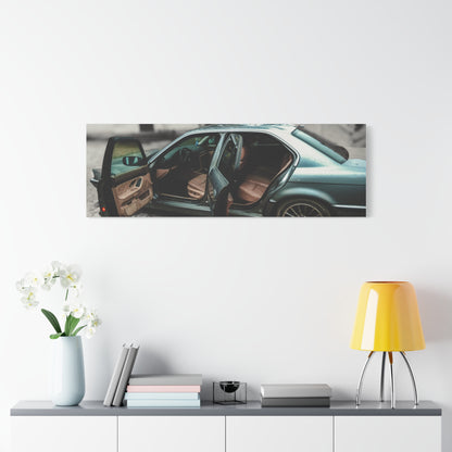 BMW 7 Matte Canvas, Stretched, 1.25"