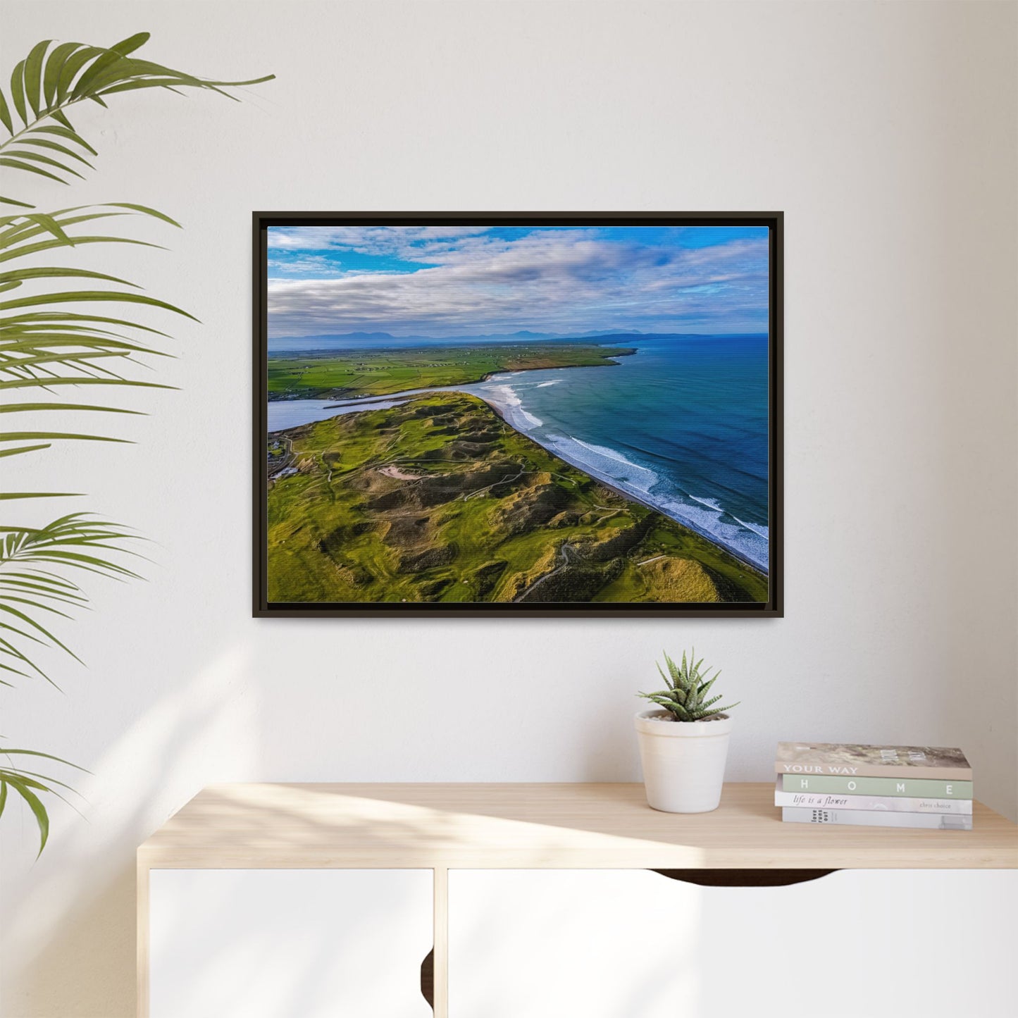 Kerry Landscape Matte Canvas, Framed (Multi-color)