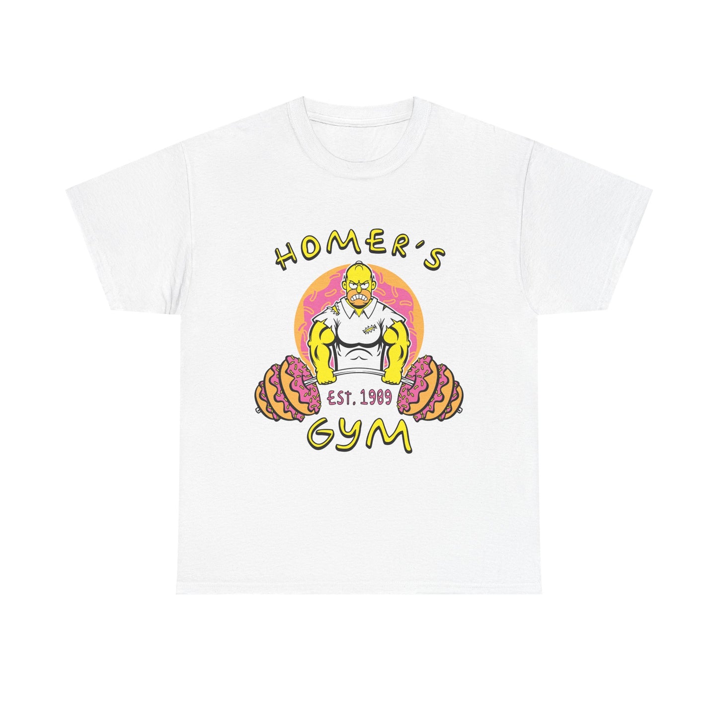 Homer "Monster MODE" White Unisex Heavy Cotton Tee
