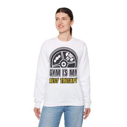 Gym Is My Best Therapy Unisex Heavy Blend™ Crewneck Sweatshirt
