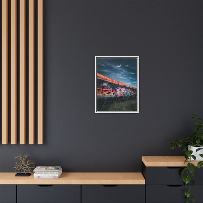 Night Train Matte Canvas, Framed (Multi-color)