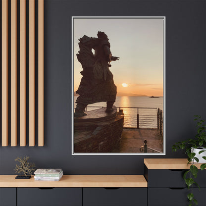 Fenit Matte Canvas, Framed (Multi-color)