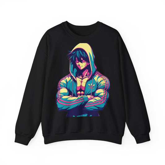 Unisex Heavy Blend™ Anime-Inspired Crewneck Sweatshirt - Cool Retro Aesthetic