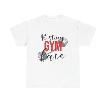 Resting Gym Face Unisex Heavy Cotton Tee - Lift with Humor