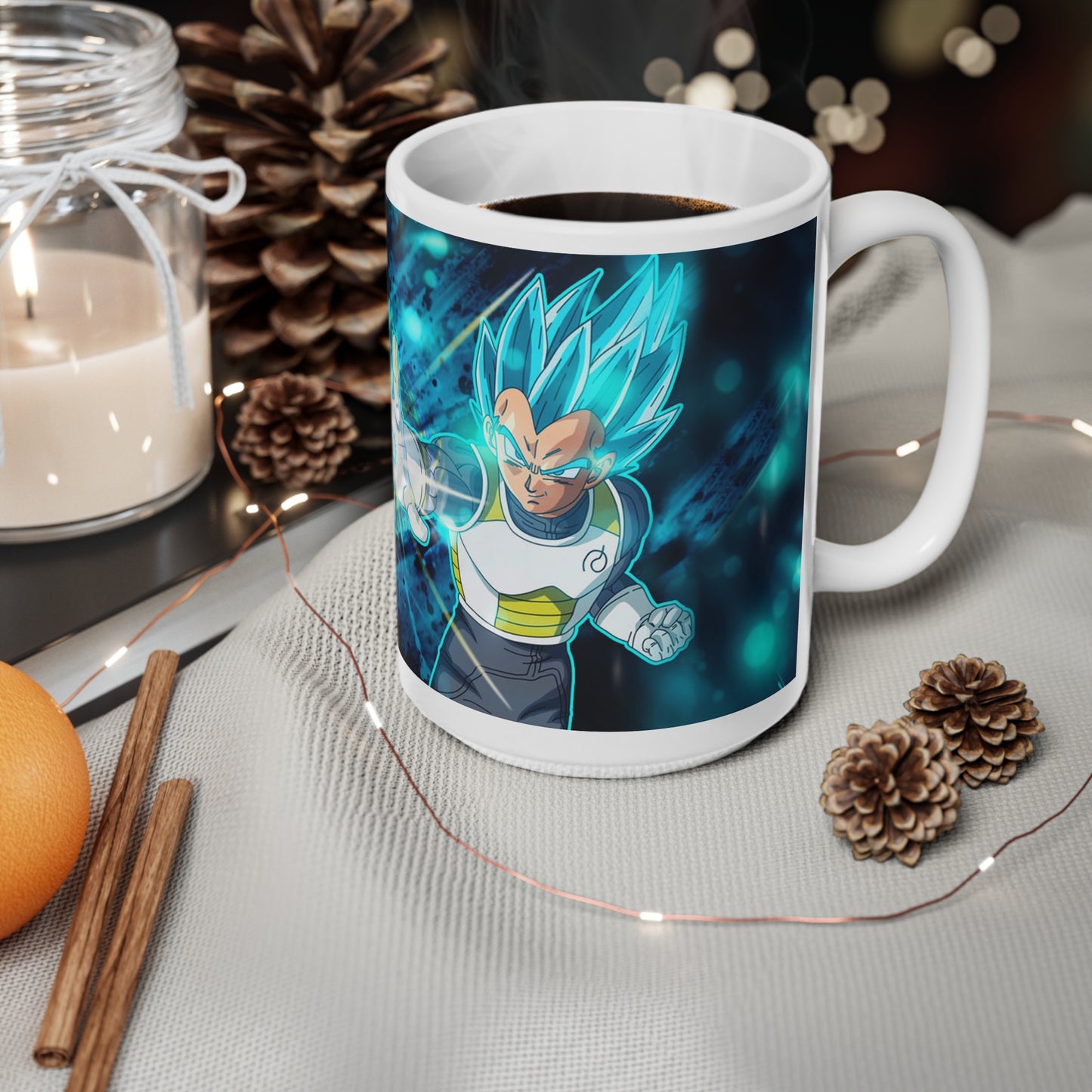 Super Saiyan Energy Ceramic Coffee Mug - 11oz & 15oz