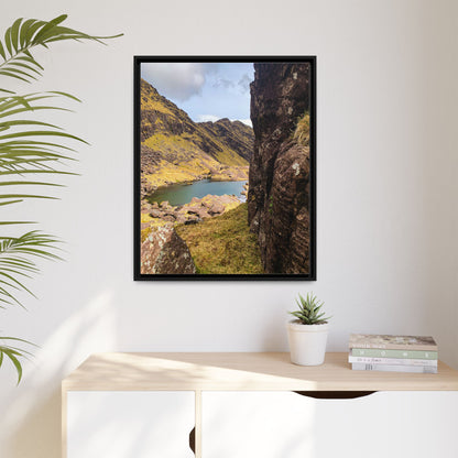Mount Brandon Valley Matte Canvas, Framed (Multi-color)