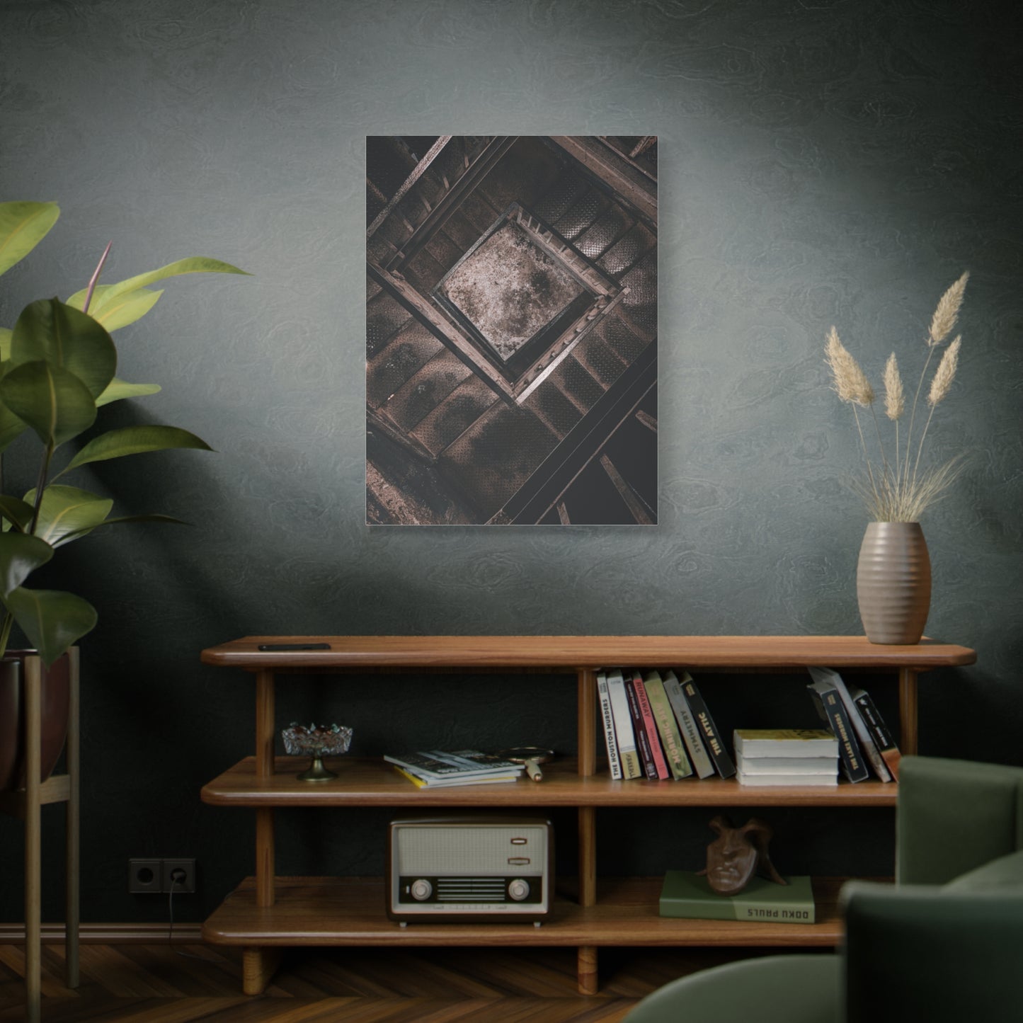 Stairs to Demon World Matte Canvas, Stretched, 1.25"