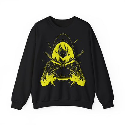 Graphic Anime Sweatshirt - Unisex Heavy Blend™ Crewneck with Cool Design