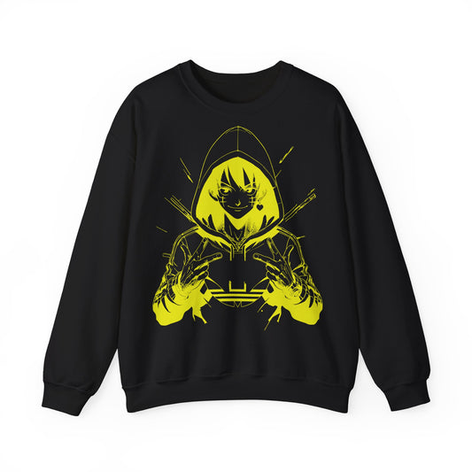 Graphic Anime Sweatshirt - Unisex Heavy Blend™ Crewneck with Cool Design